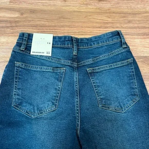 Studio 12 Straight Leg Jeans Relaxed Fit Stretch Denim Pants | Junior Size 3 - Picture 13 of 14